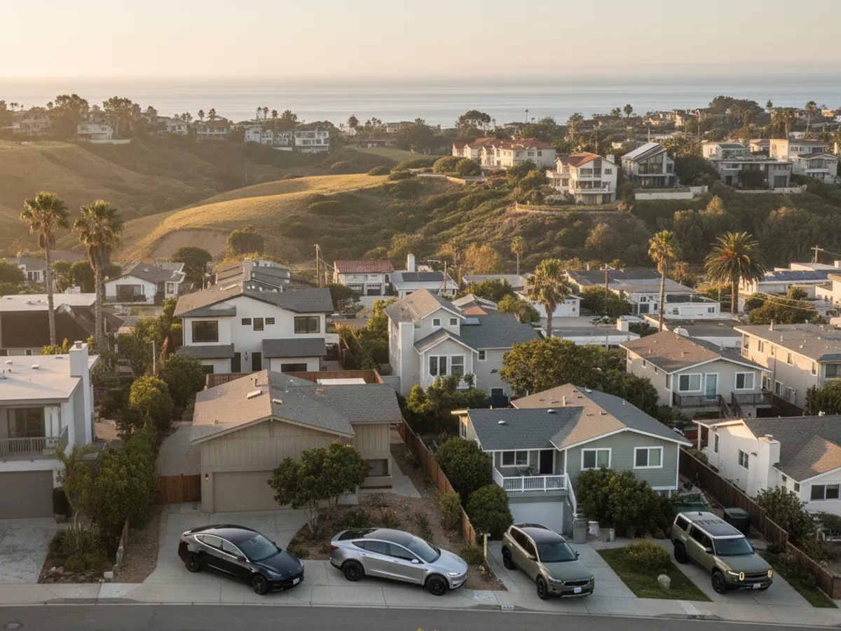 North Coastal San Diego County neighborhood near Camp Pendleton