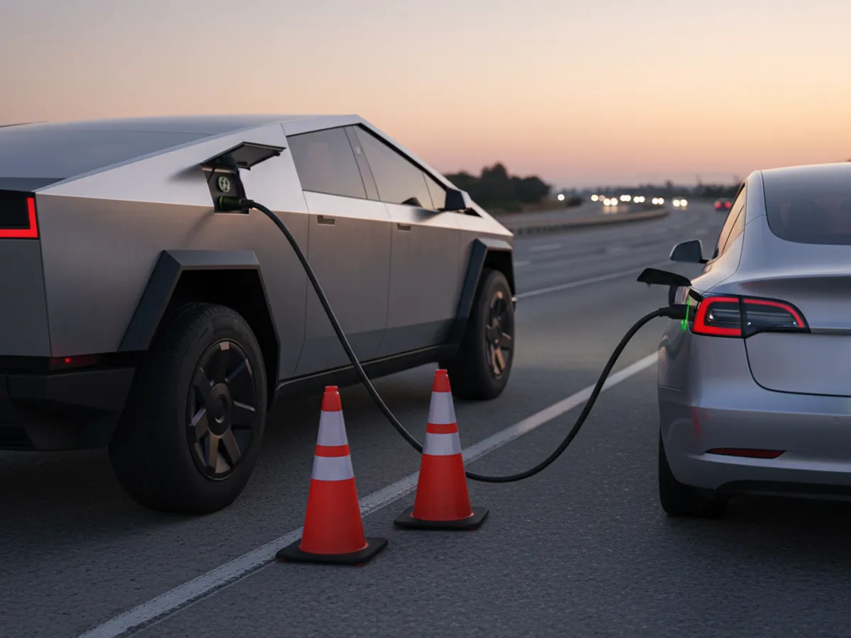 EV Roadside detail work by a Charge Pro SD technician in San Diego County
